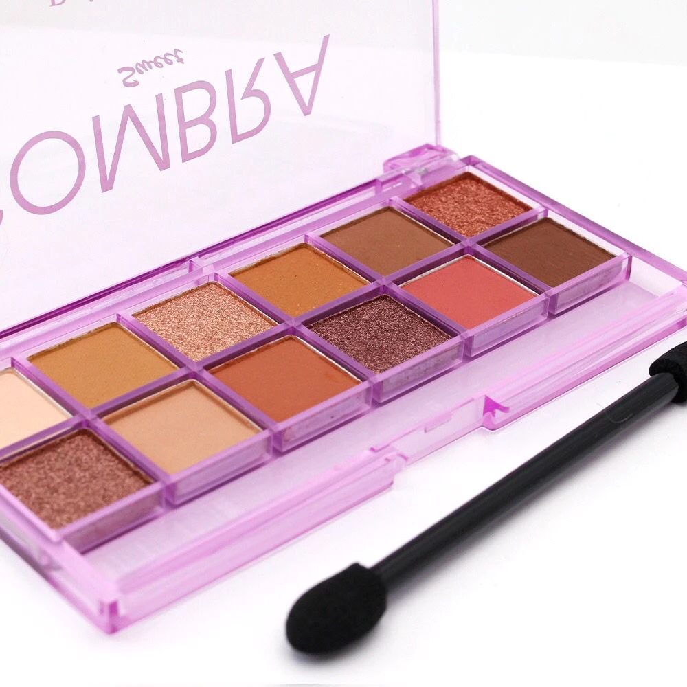 Sombra 12 Cores Sweet Belle Angel – Alta Pigmentação e Textura Aveludada