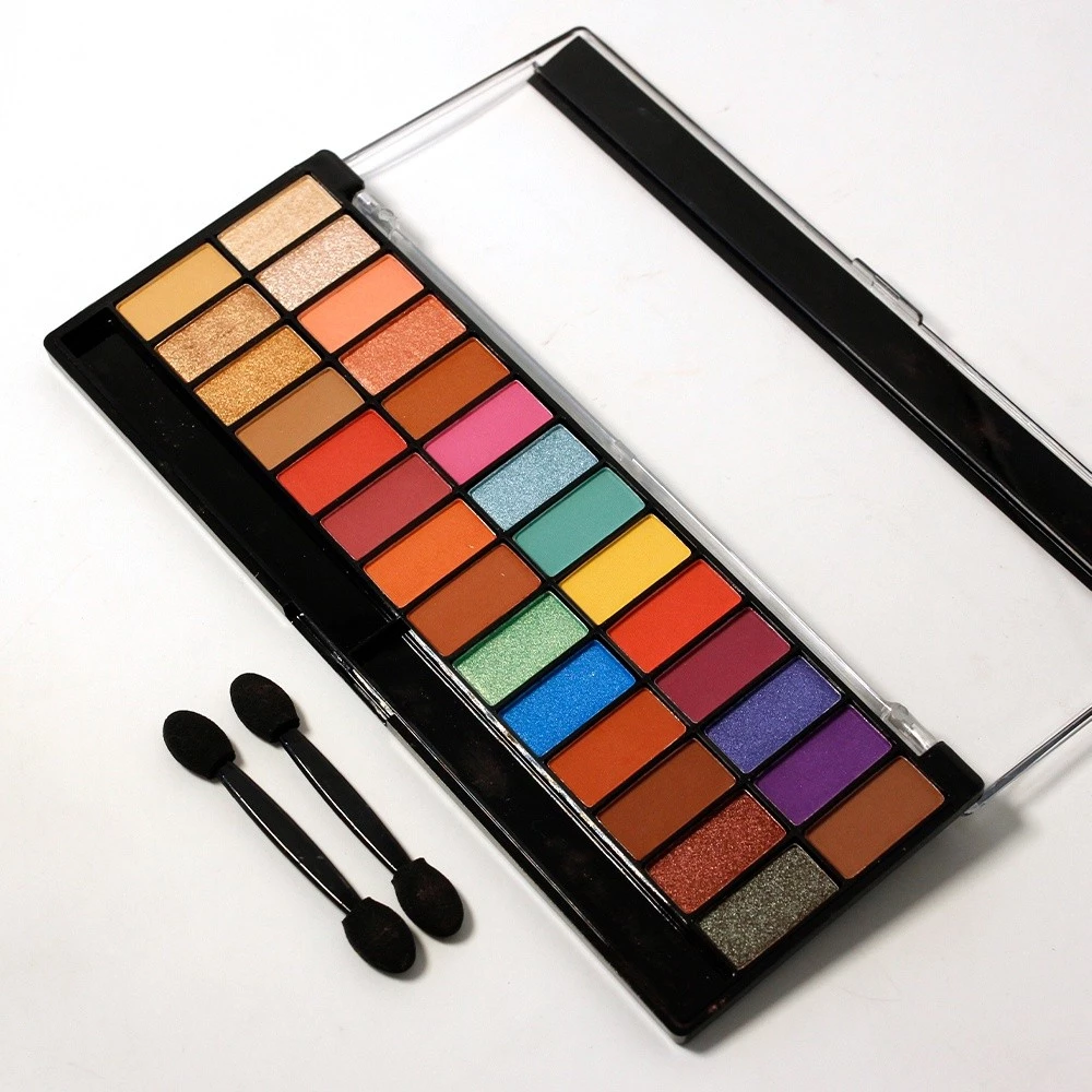 Paleta de Sombras Belle Angel 28 Cores Opacas – Alta Pigmentação e Longa Duração