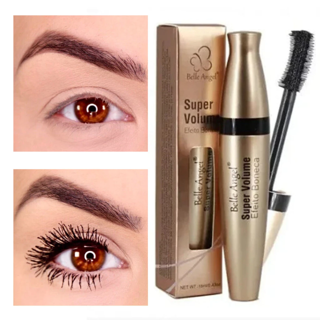 Máscara De Cílios Rímel Efeito Boneca Super Volume Belle Angel B039