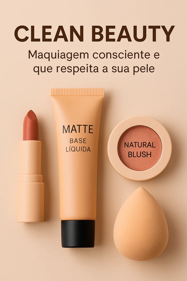 Leia mais sobre o artigo Clean Beauty: o futuro da maquiagem consciente que respeita você e o planeta