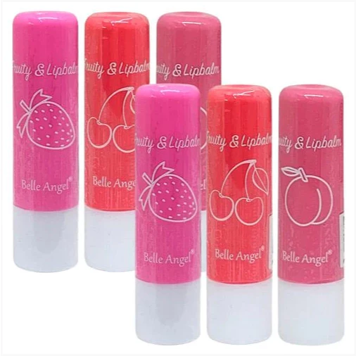 Lip Balm Hidratante Fruity Belle Angel – Manteiga de Karité + Vitamina E