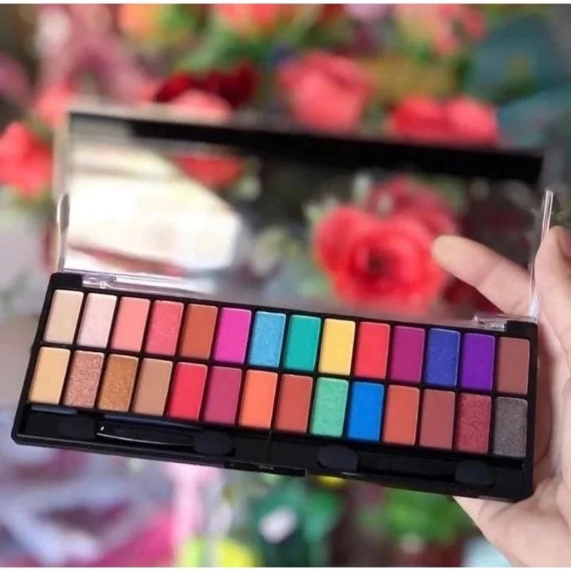Paleta de Sombras 28 Cores Matte Belle Angel – Neutros Opacos com Alta Pigmentação