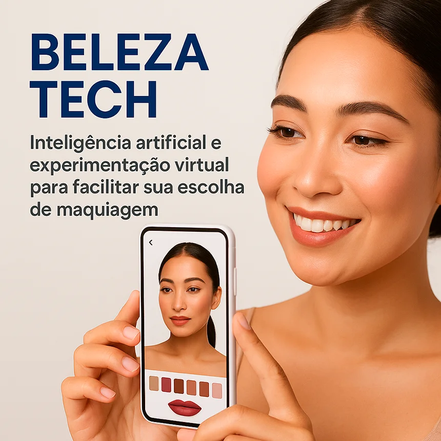 Leia mais sobre o artigo Beleza Tech: como a tecnologia está transformando a forma de comprar e usar maquiagem